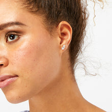 Rose Gold Maria Val Cluster Stud Earrings
